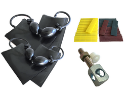 Kit d'aide à la pose PREMIUM+ (4 poches gonflables, cales et gabarit) | Sur Mesure Pro