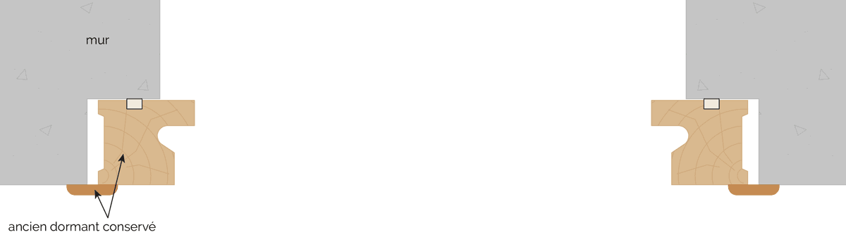 pose fenêtre pvc en rénovation partielle