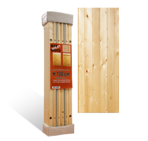 en bois › volets en kit à lames verticales 27 mm nu