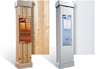 Volets en kit &agrave; lames verticales &vert; Pose facile &amp&semi; sur-mesure