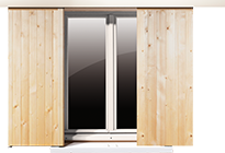 volets coulissants &agrave; lames